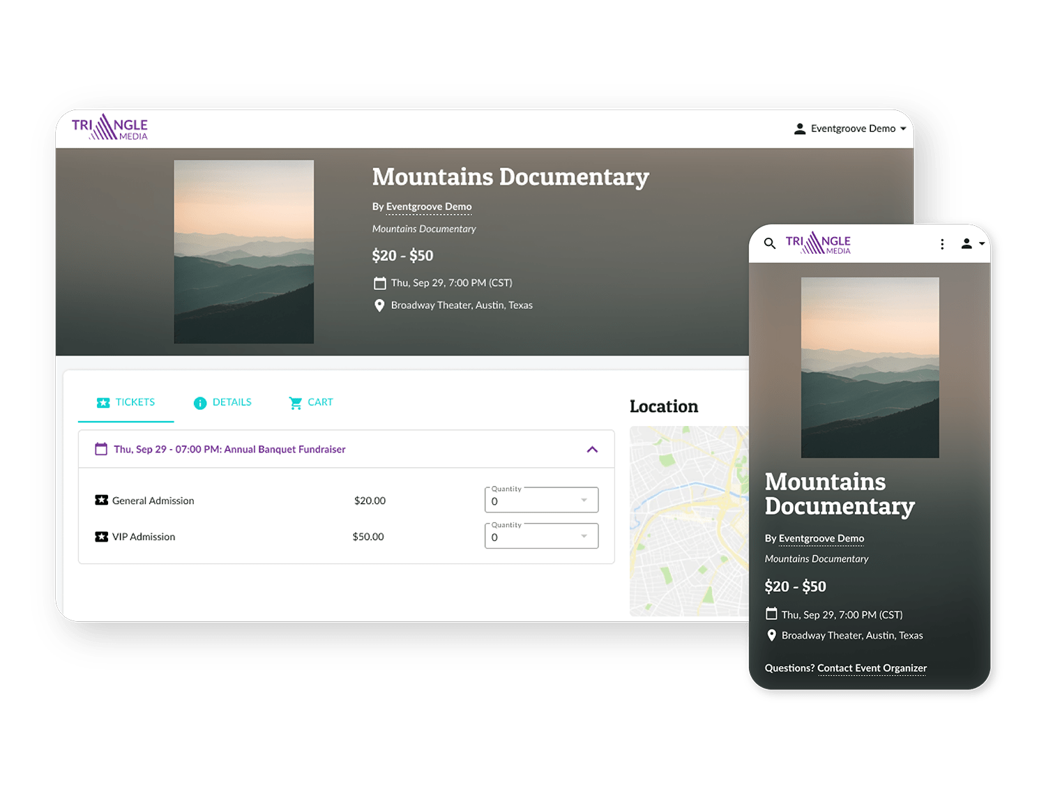 Film event page