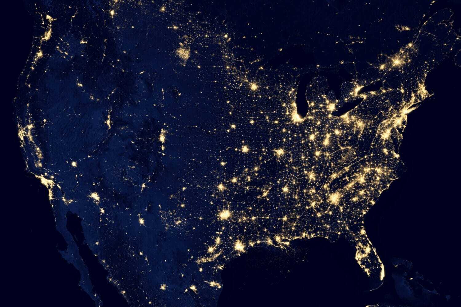 nasa-1lfI7wkGWZ4-unsplash Unites states as seen from space